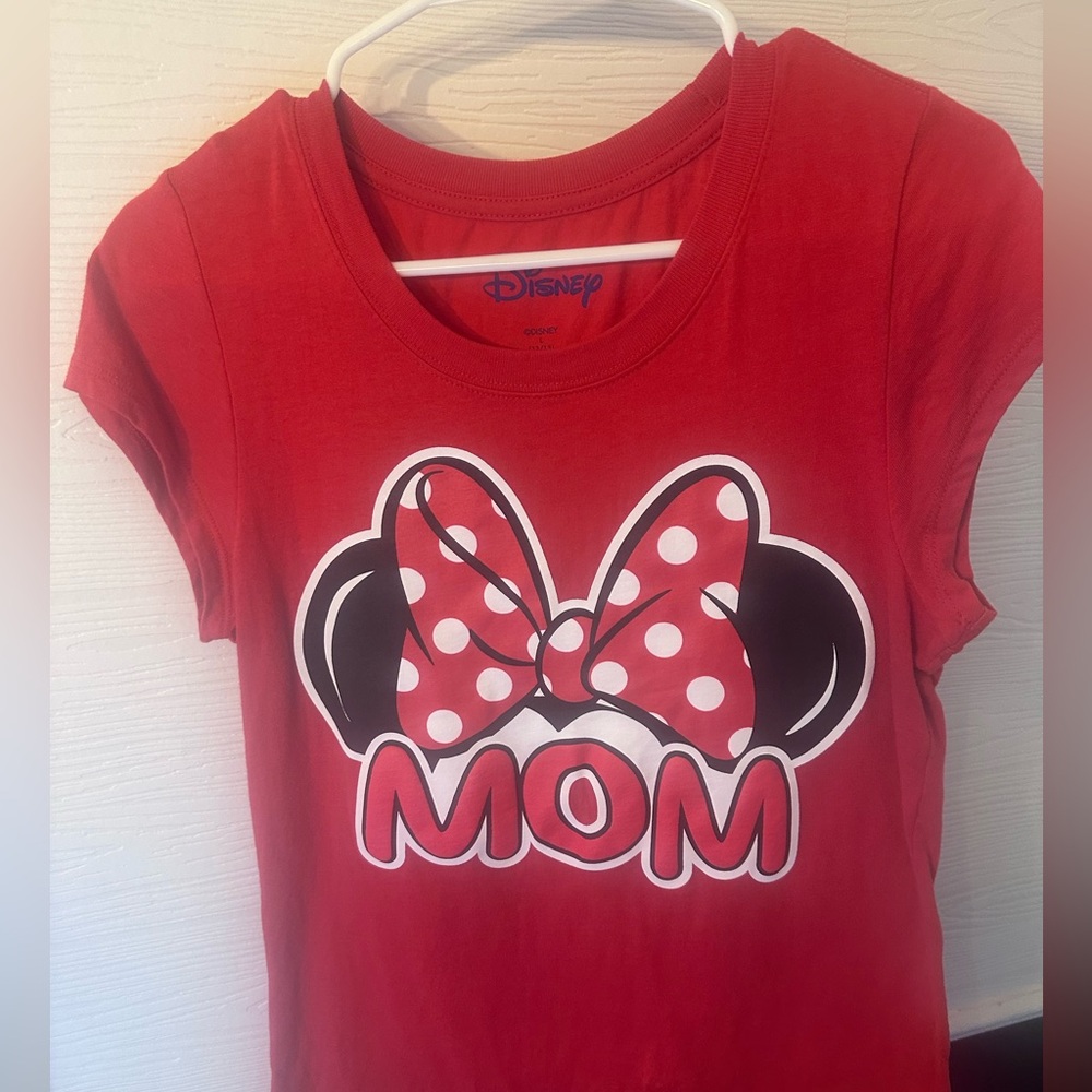 Disney Red Minnie Mouse Bow T-Shirt